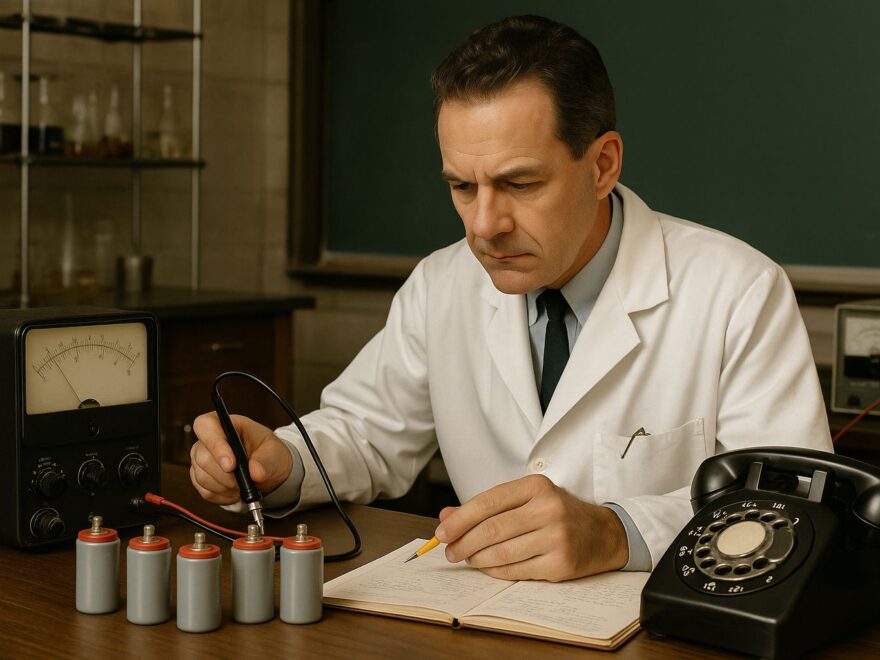 Memory-Effekt im Labor der 1960er-Jahre bei Nickel-Cadmium-Akkus entdeckt