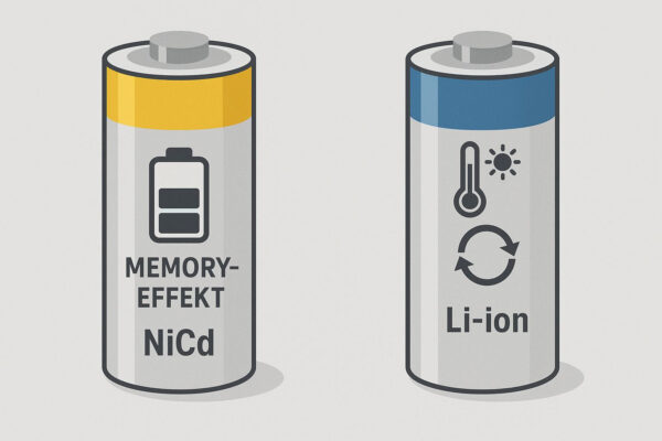 Unterschiede zwischen Memory-Effekt und Akkualterung Memory-Effekt im Vergleich zu normalen Alterungsprozessen bei Akkus dargestellt