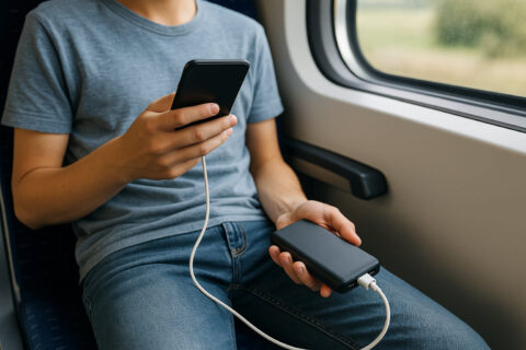 Powerbank kaufen für mehr Freiheit unterwegs – Smartphone laden im Zug