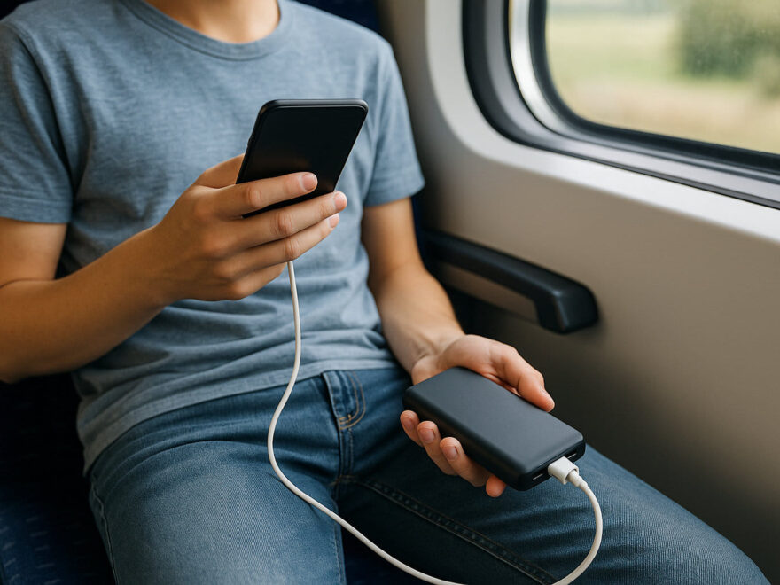 Powerbank kaufen für mehr Freiheit unterwegs – Smartphone laden im Zug