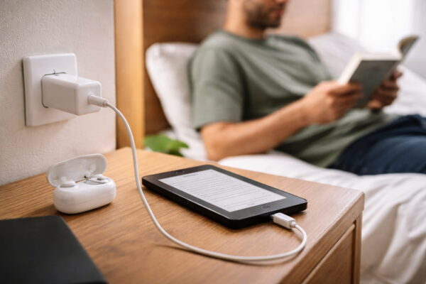 Alte Netzteile laden E-Reader und kleine Geräte problemlos im Alltag