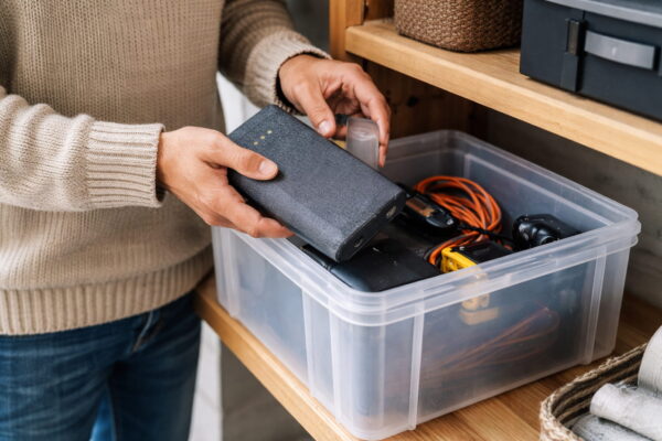 Powerbank im Winter korrekt bei Raumtemperatur gelagert